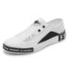 European Fashion Men's Shoes Winter New Casual Shoes Trendy Versatile Lazy Sleeve Driving White Shoes_vogvips.com