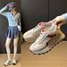 Dad Shoes Female Student Sports Running Shoes Casual Shoes Platform Height Increase_vogvips.com