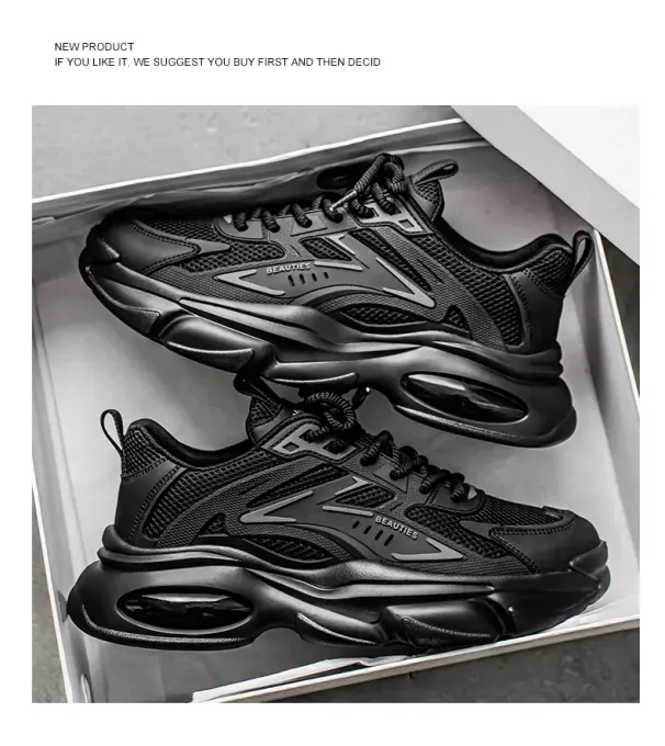 Non-slip Outdoor Sports Men's Shoes Casual Shoes Platform Heightening Dad Shoes Trendy Shoes_vogvips.com