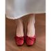 2025 Fall New Bowknot Heels Women, French Fashion Style Square-Toe Stiletto High Heel Pumps For Women_vogvips.com