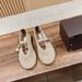Uniquely Woven One-Piece Buckle Ballet For Women In Spring And Summer 2025, New Hollowed Out Sports Mary Jane Single_vogvips.com