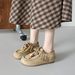 Fashionable Flat Women, 2025 New Autumn Collection, Elegant And Stylish, Suitable For Pairing With Skirts,_vogvips.com