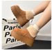 Thick-soled Heightening Snow Boots Women's Plush Warm Fluffy Short Boots Ugly Cute Big-headed Cotton Shoes_vogvips.com