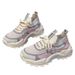 2025 New Women's Dad Breathable Thick-Soled Casual Sneakers, Versatile Mesh Shoes, Spring Trendy Shoes_vogvips.com