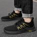 Mesh Men 2024 Summer Breathable Lightweight Flyknit Men's Soft Sole Hollow Casual Non-slip Sports Running Shoes_vogvips.com