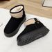 Women's Shoes Thick Soled Snow Boots, Snow Boots With Fleece Lining, Thickened And Warm, Women's Cotton Shoes_vogvips.com