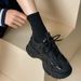 Women's New Thick Soled Versatile Breathable Dad Shoes Flat Sports Shoes White Shoes_vogvips.com