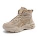 Winter Thick Velvet Snow Boots Women 2023 New Casual Beige High Top Cotton Cross Border Large Size Outdoor Sports Shoes_vogvips.com