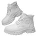 2025 Autumn New White Martin Shoes Casual Work Non-Slip Wear-Resistant Trendy Large Size Men's Boots_vogvips.com