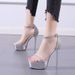 Women's Single-strap Sandals 2026 Summer New European And American Style Open-toe Ultra-high Thin Heel Women's Shoes_vogvips.com
