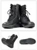 Men's Brown Black Wolf Breathable Combat Boots Desert Tactical Land Boots Outdoor Hiking Shoes_vogvips.com