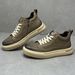 High-top Genuine Leather Trendy Veratile Thick-oled Sneaker Men' Zipper Slip-on Lightweight Mid-top Work Caual_vogvips.com