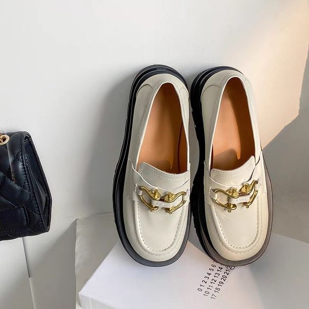 2026 Loafers Spring Summer New Slip-On Genuine Platform Thick Sole Height Increasing British Style Small Leather Shoes_vogvips.com