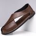 Stylish Holiday Men Summer Sandals Outdoor Leisure Beach Comfortable Casual Roma Shoes Simple Leather Man Sandaly_vogvips.com