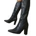 666-13 Women's Long Boots Pointed Toes, Thick High Heels, With A Comfortable, Warm, And Elegant Zipper At The Back_vogvips.com