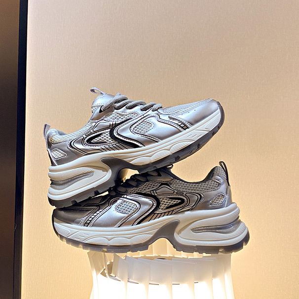 Dad Shoes Female Student Sports Running Shoes Casual Shoes Platform Height Increase_vogvips.com