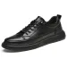 Classics Brown Genuine Leather Casual Shoes Men's Jogging Shoes Winter Warm Fur Oxford Shoes For Men Big Size:36-47 Mocassin_vogvips.com