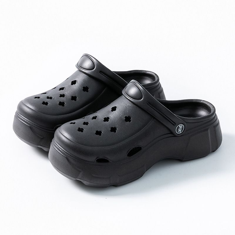 Women's Non Slip White Thick Soled Sandals EVA Breathable For Increased Breathability Casual Outdoor Beach Shoes With_vogvips.com