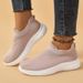 Women's New Lightweight Polyurethane For One Foot, Mom's Fly Woven Breathable Casual Shoes, Plus Size Women's Shoes_vogvips.com
