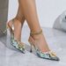 New French-style Pointed-toe Sandals With Thin H, 2026 New Summer Model, Stunning And Comfortable Thin-heeled High_vogvips.com