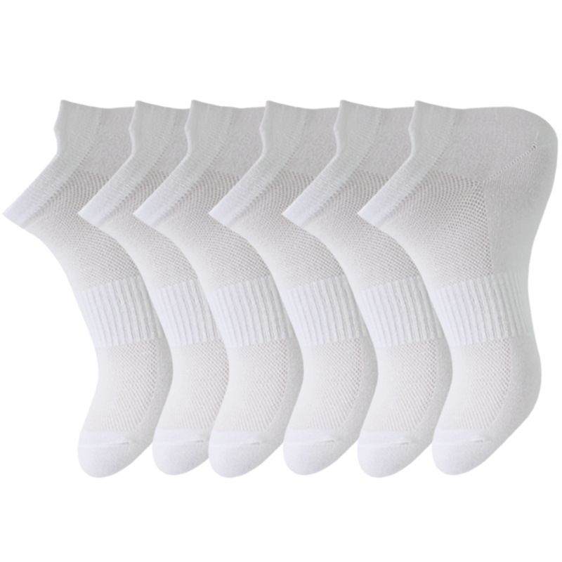 Plus-size sport socks men's thin mesh boat socks plus-length men's socks cotton socks_vogvips.com