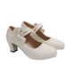 Cross-border Foreign Trade Large-size European American Popular Mary Jane Chunky Heel Women's With Bow And Velcro_vogvips.com