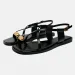 Flat Sandals For Women 2024 Summer - Metal Decor Cross Strap Breathable Ladies Footwear 4 6abeb_vogvips.com