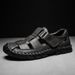 Exported Italian Brand Original Genuine Leather Andal For Men, Oft-oled, Trendy And Veratile, Large Ize Beach_vogvips.com