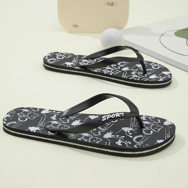 Men's Flip Flops Outdoor Sandals Flip Flops Flat Sandals Casual Vacation Beach Shoes Home Daily Sleeper_vogvips.com