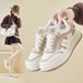 Little White Shoes Female Students Thick-soled Heightening Shoes Sports Board Shoes Casual Street Shoes_vogvips.com