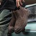 Suede Matte Breathable Casual Martin Boots Tooling Zhongbang Short Boots Men_vogvips.com