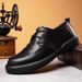 Men's Genuine Leather Dress Shoes - Business Casual Oxfords With Round Toe, Comfortable & Breathable For Daily Wear Cowhide All Match Men's Shoes_vogvips.com