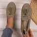 SHLIANG Loafers Slip On Tassels Driving Walking Anti Large Size Square Toe Suede Moccasins Flat Shoes For Women_vogvips.com