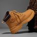 European Warm Series Autumn New Men's Martin British Style Yellow Leather Versatile Casual Trendy High-top Boots - Clearance_vogvips.com
