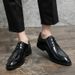 Euro Step Large Size 48 Polished Color Men's Fashion Formal Pointed Toe Brogue Carved Business Leather Shoes For Men_vogvips.com