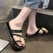 New Floral Slippers For Women, Summer Indoor Non-slip , Foreign Trade Beach Shoes, Sunflower_vogvips.com
