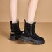 Snow 2024 New Winter Thick Warm Short Casual Fleece Outdoor Cotton Boots Genuine Leather High Top Women's Shoes_vogvips.com