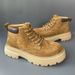 Men's Shoes Cowhide Retro Thick-soled High-top Leather Casual Tooling Rhubarb Martin Boots_vogvips.com