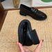 First Layer Cowhide Leather Small Leather Shoes Soft Sole One Pedal Loafers Women's Shoes Flat Single Shoes_vogvips.com