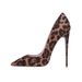 Cross Border Fashion Single Shallow Mouth Pointed Toe Thin Heel Women S Shoes Leopard Print Export High Heels_vogvips.com