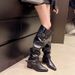 Pointed-Toe Knee-High Boots 2025 Fall/Winter New Chunky Heel Boots Stylish And Versatile_vogvips.com