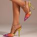 European And American Gradient Pink Closed-toe Sandals For Women With Thin Heels, 2026 Summer New Model, Full Diamond_vogvips.com