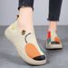Women's Shoes Soft-soled Comfortable Casual Shoes Breathable Single Shoes Lazy One-pedal Cloth Shoes Middle-aged And Elderly Mother Shoes_vogvips.com