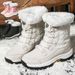 Snow Boots, Women's Mid Length Plush Cotton Boots, Adult Skiing Anti Slip Warm Boots, Shoes_vogvips.com