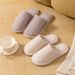 Japanese-style Home Cotton Slippers Male And Female Couples Soft-soled Non-slip Comfortable And Warm Cotton Slippers In Autumn And Winter_vogvips.com