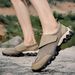 Men's Summer Breathable Hole Shoes Beach Shoes Mesh Soft Sole Non-Slip Lightweight Outdoor Sports Casual Shoes_vogvips.com