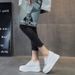 White Sneakers For Women 2026 New Korean Style Height-Increasing Sports Single Spring And Autumn Casual Women's Shoes_vogvips.com