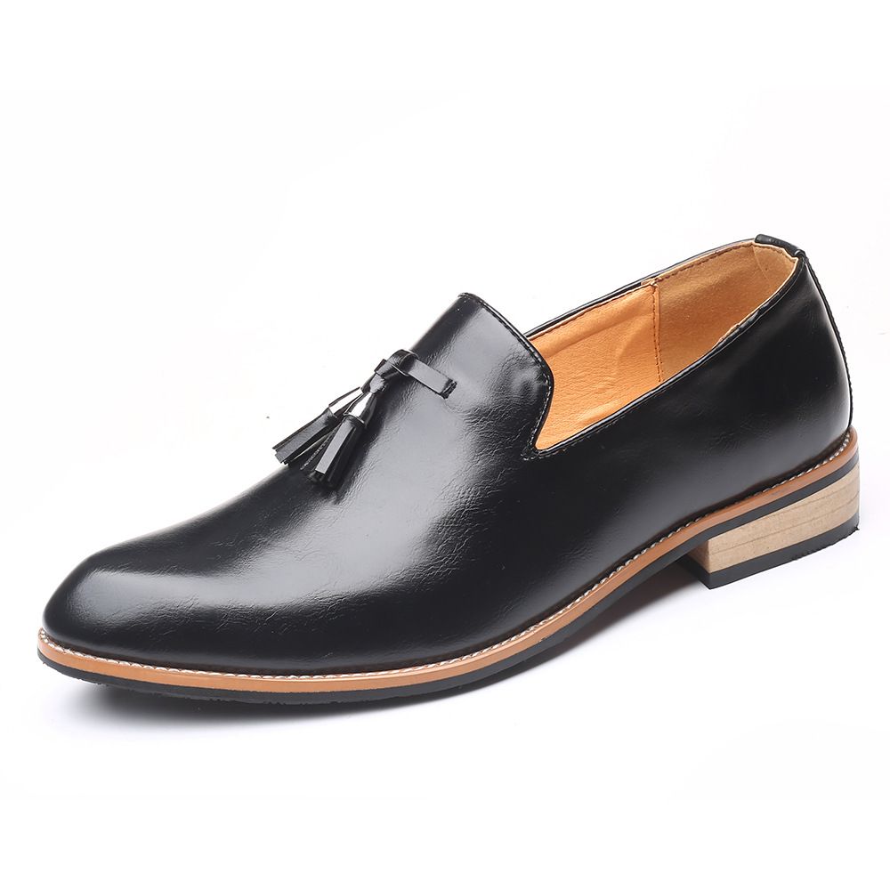 New English Formal Dress Single Cover Footwear Leather Large Men's Shoes_vogvips.com