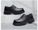 Men's Shoes Casual Leather Shoes Men's Dress Big Head Work Platform Derby Shoes_vogvips.com