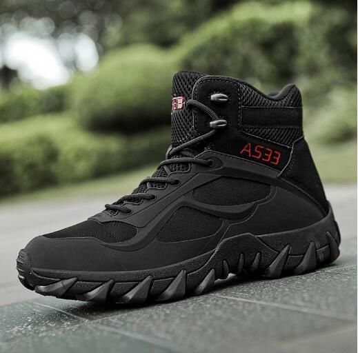 Large Size 48 Tactical Boots Special Soldiers Outdoor Walking Wear-resistant Training Combat Boots Military Desert Boots D266_vogvips.com